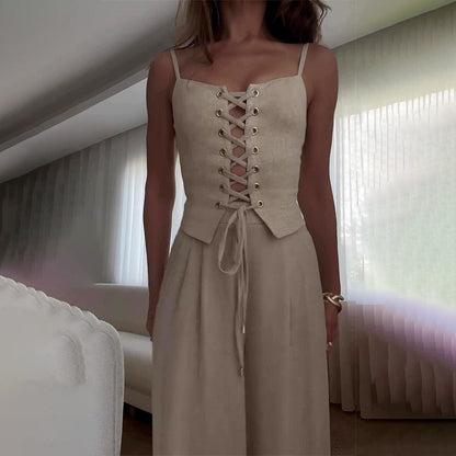 Pure Desire Sexy Cutout Tied Casual Suits