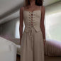 Pure Desire Sexy Cutout Tied Casual Suits