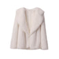 Women's Leather Fur Faux Loose Korean Style Coats