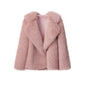 Women's Leather Fur Faux Loose Korean Style Coats
