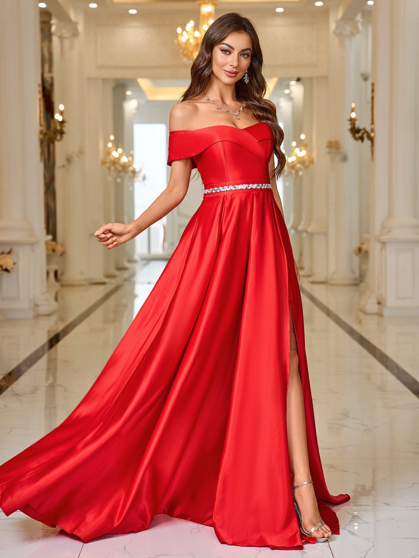 Summer Solid Color Elegant Dress Toast Dresses