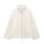 Women's Color Idle Style Lamb Wool Turtleneck Coats