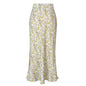 Women's Acetate Satin High Waist Elastic Quality Skirts