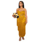 Women's Wear Sexy Strap Backless Tassel Long Dresses