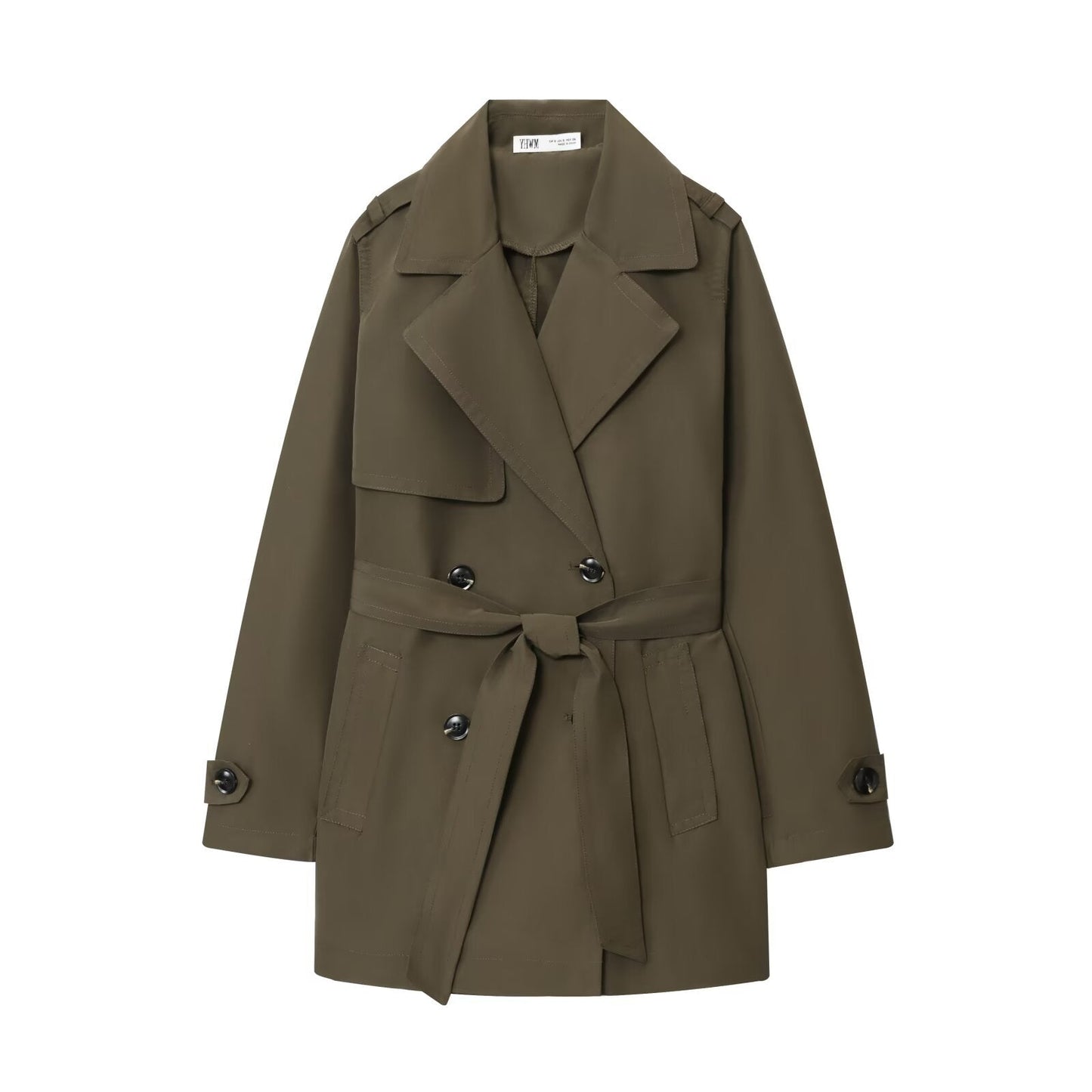 Autumn Hydrophobic Imitation Wind Double Breasted Coats