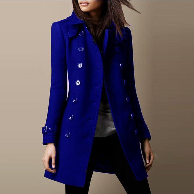 Women's Graceful Unique Hot Single Woolen Coats