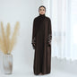 Trendy Comfortable Solid Color Handmade Beaded Dresses