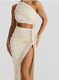 Women's Strapless Dress Summer Sexy Backless Hemp Dresses