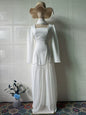 Spring Palace Style Elegant Retro Temperament Long Dresses