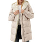 Hooded Cotton Long Sleeve Double-sided Veet Slim Coats