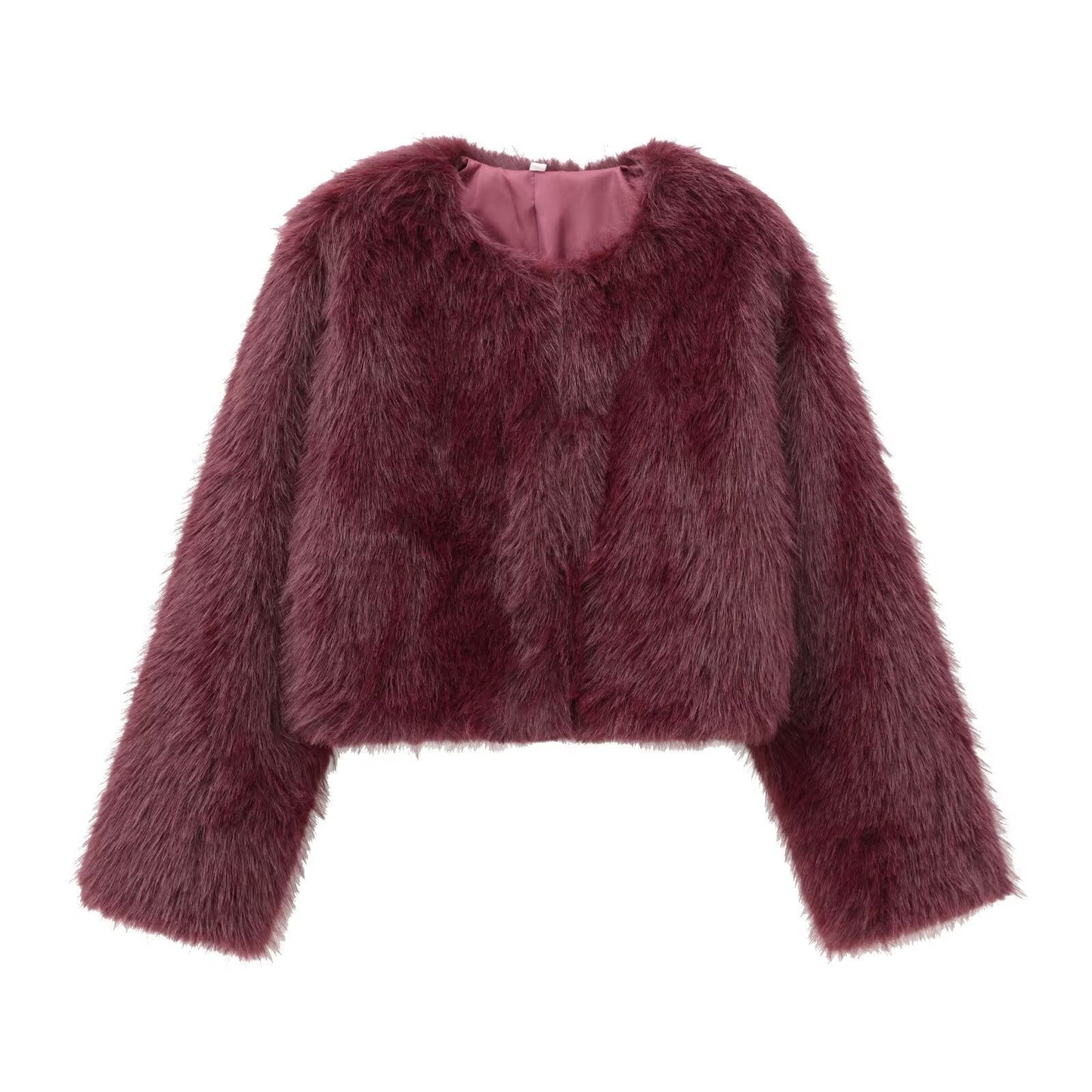 Women's Graceful Winter Artificial Fur Effect Coats