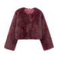 Women's Graceful Winter Artificial Fur Effect Coats