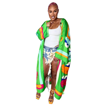 Women's Artificial Silk Fashion Casual Trench Coats