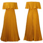 Women's Classy Sexy Pleated Maxi Dress Dresses