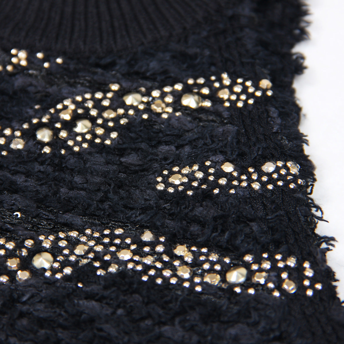 Summer Rhinestone Black Temperament Commute High Suits