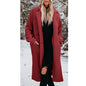 Women's Fashion Wear Long Sleeve Lapel Warm Coats