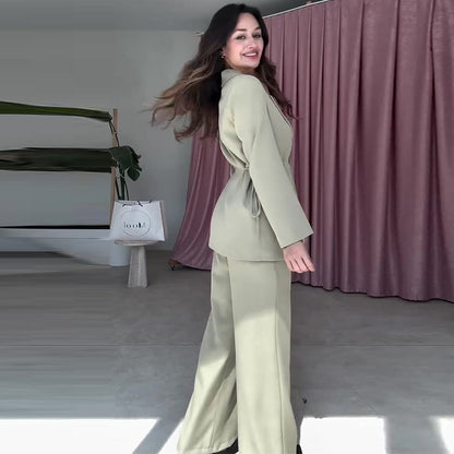 Women's Autumn Temperament Commute High-grade Two-piece Set Suits