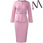 Women's Fashion Round Neck Temperament Ol Pencil Dresses