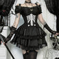 Dark Two-way Dress Gothic Style Sexy Hot Dresses