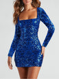 Dress Fashion Sexy Backless Long Sleeves Dresses