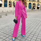 Spring Fashion Long Sleeve Professional Small Trousers Coats