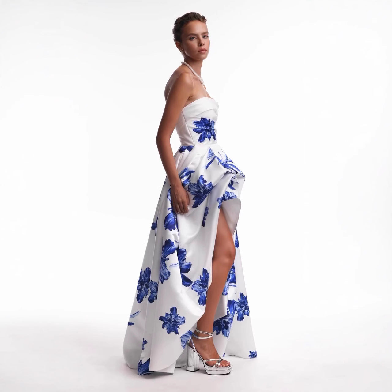 Women's Tube Printing Backless Waist Trimming Bottoming Tops