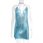 Women's Metal Sequins Sexy Sweet Spicy Style Dress Dresses