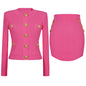 Women's Quality Fashionable Knitted Half-length Outfit Suits
