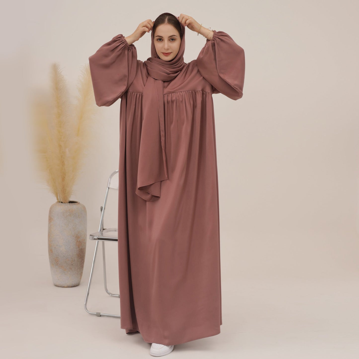 Solid Color Loose Comfortable Dress With Dresses