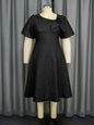 Sleeve High Waist Dress Party Commuter Dresses