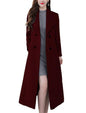 Thick Lapels Super Long Slim Fit Coats