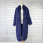 Fur Imitated Tibet Sheep Green Fruit Collar Over Coats