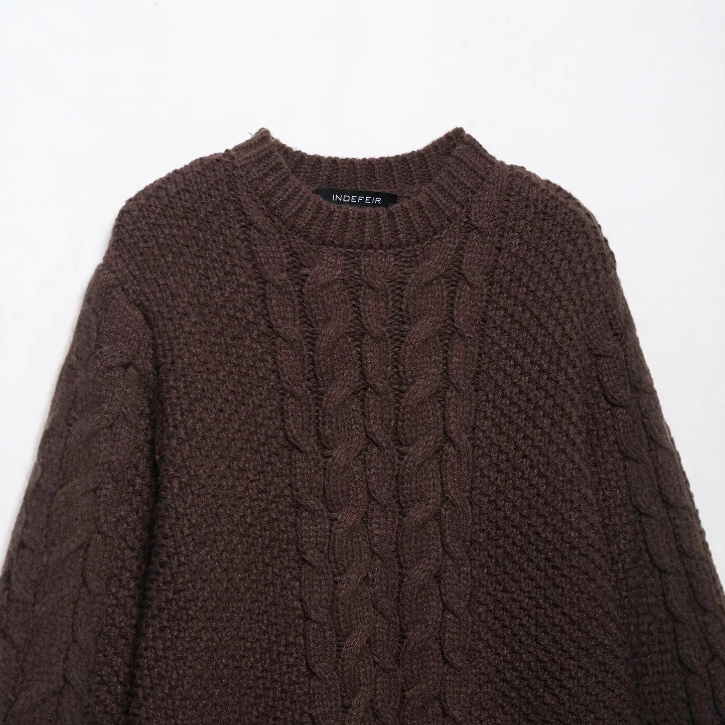 Summer Hemp Pattern Big Sleeves Loose Sweaters