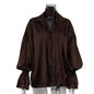 Women's Bell Sleeve Loose Shirt Temperament Wild Blouses