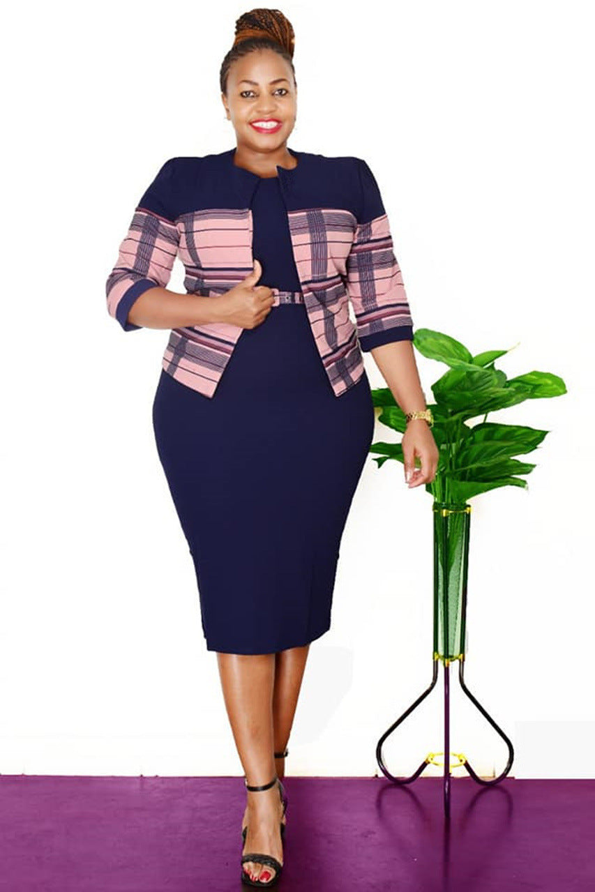 Women's African Autumn Dress Two-piece Set Dresses