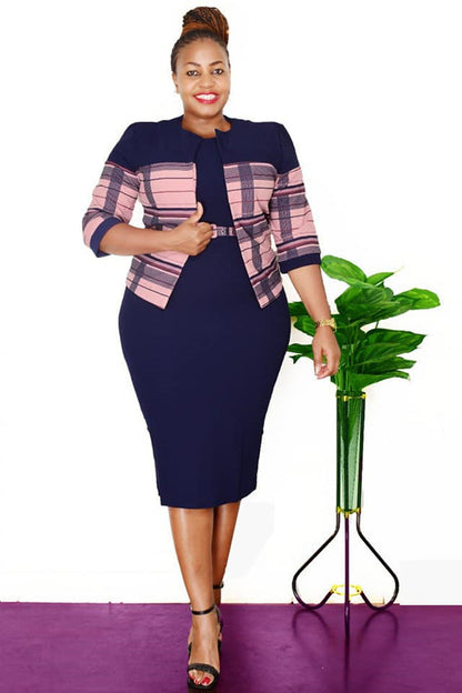 Women's African Autumn Dress Two-piece Set Dresses