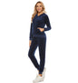Veet Hooded Sports Casual Sweatshirt Two-piece Suits