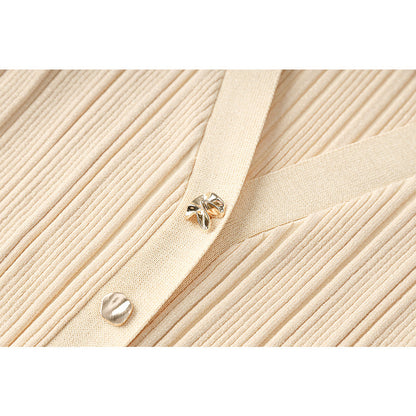 Swing Super Metal Buckle Micro Pull Cuff Dresses