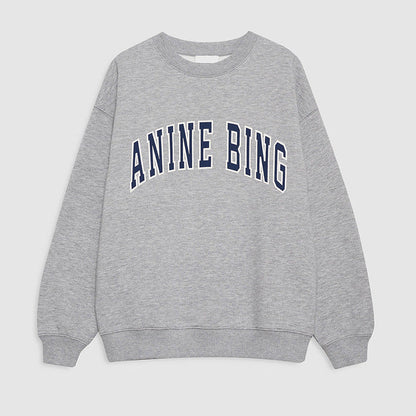 Women's American Niche Classic Letter Printed Fleece Sweaters