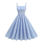 Wear Fresh British Lattice Strap High Dresses