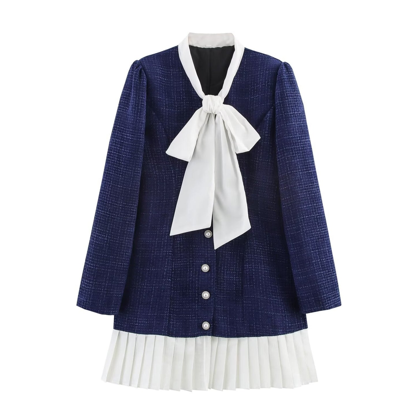 Women's Homemade Classic Chest Bow Style Dress Dresses