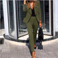 Women's Solid Color Fashion Two-piece Slimming Suits
