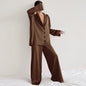 Women's Silk Comfort Breathable Two-piece Set French Suits
