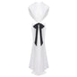 Dress Deep V Black Diamond Waist Dresses