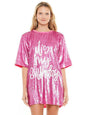 Women's Sequined Shirt Sequin Embroidery Party Sleeve Blouses
