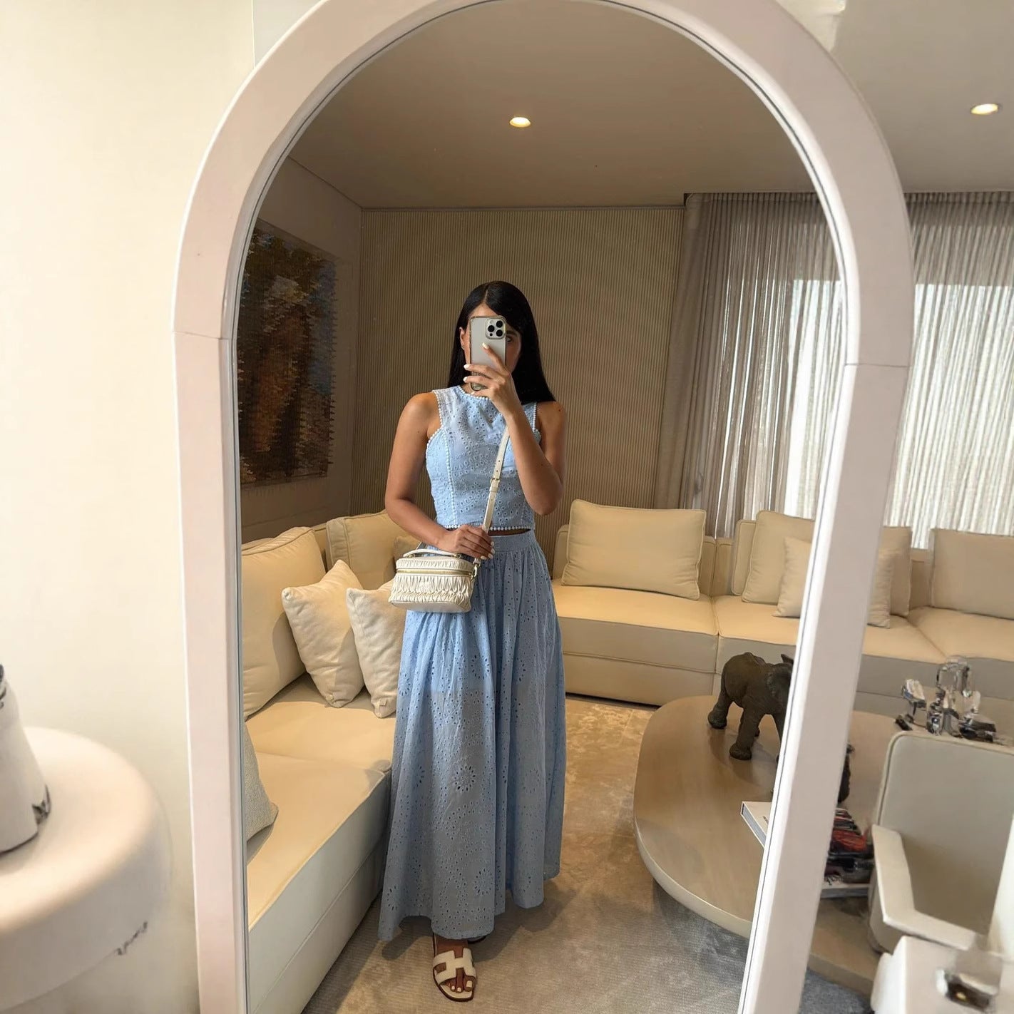 Pretty Lace Vacation Loose Casual Two-piece Suits