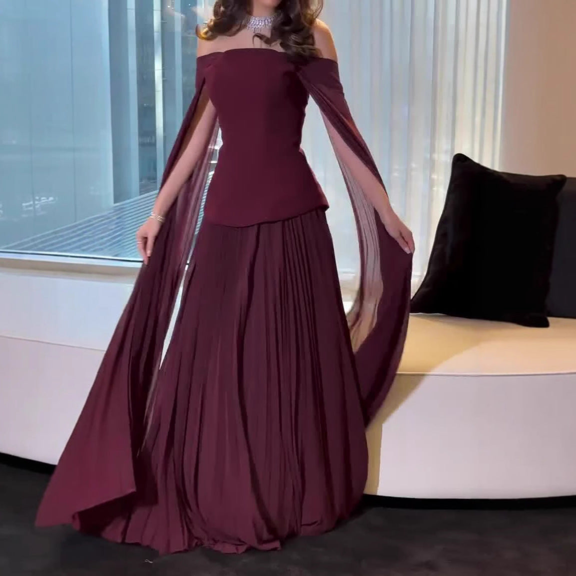 Women's Summer Mesh Stitching Elegant Dress Dresses