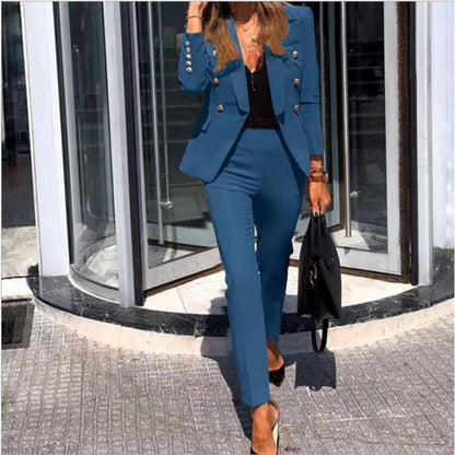 Women's Solid Color Fashion Two-piece Slimming Suits