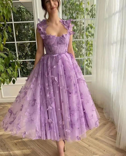 Women's Spaghetti Straps Sleeveless High Slit Bridal Wedding Dresses