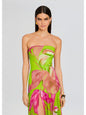 Women's Summer Fashion Printed Sexy Vacation Style Slim Dresses